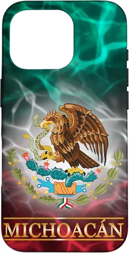 Vista 20 de Funda para iPhone 17 con la bandera de México de Michoacán - Orgullosa de las raíces mexicanas