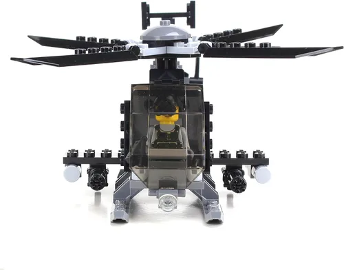 Vista 2 de Battle Brick Juego coleccionable de pájaro pequeño Ah-6 con 1 figura personalizada