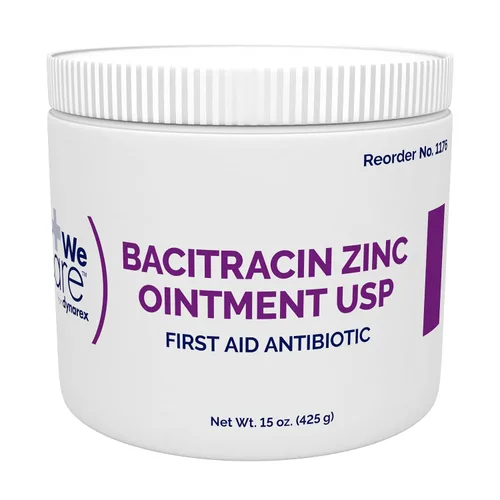 Vista 10 de Dynarex Bacitracin Zinc Ungüento USP Crema de quemaduras y ungüento antibiótico para cortes menores, erupciones de pañales, cuidado de heridas