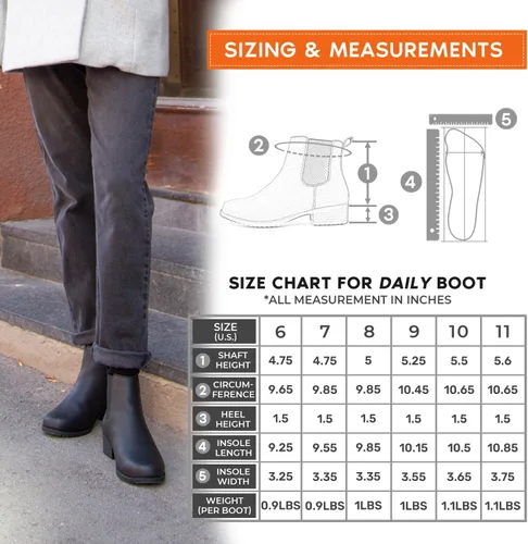 Vista 6 de Comfy Moda Botas Chelsea de cuero impermeables para mujer