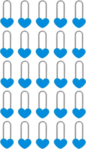 Vista 21 de Candado de amor VeYocilk de 3.5" 50mm en forma de corazón, candado de corazón negro para deseos de amor, ideal para bodas, San Valentín