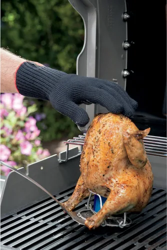 Vista 4 de Weber 6689 Essentials - Asador plegable para aves de corral