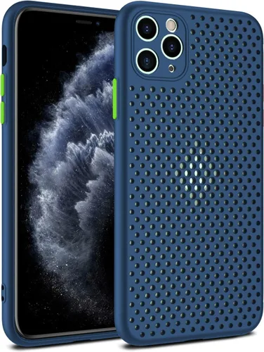 Vista 9 de Funda de disipación de calor para teléfono, nueva funda celular permeable con agujeros para disipación de calor, protección completa de lente