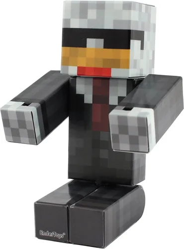 Vista 4 de EnderToys - Figura de acción del Agente Pollo Agente de pollo