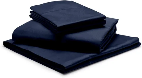 Vista 21 de 1000-Thread Count 100% Egyptian Cotton Twin Sheet Set, Soft Breathable Sateen Weave Long Staple Cotton, 1000-TC Pure Cotton, Fits Mattress 15" Deep