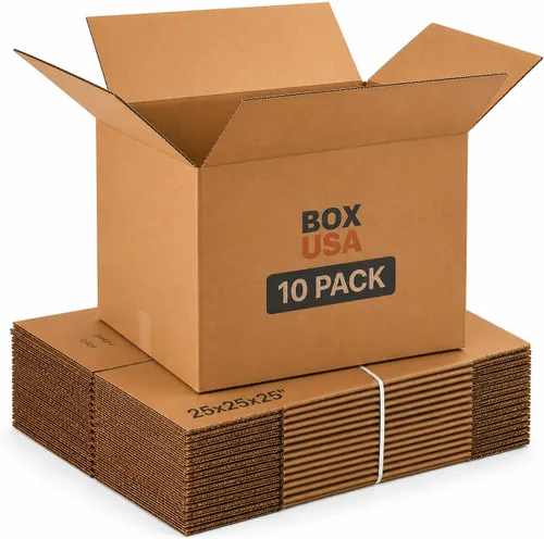 Vista 9 de Paquete de 25 cajas de cartón corrugado de envío 6x6x6