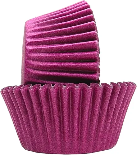 Vista 25 de Regency Wraps Vasos para hornear de grado profesional a prueba de grasa, paquete de 40 unidades, forros estándar, guingam negro, para cupcakes Negro