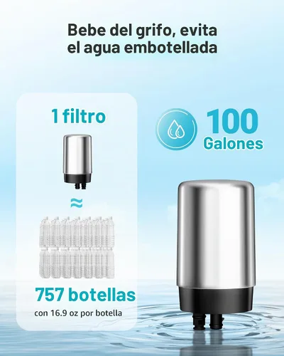 Vista 5 de AQUA CREST 7027S - Filtro de repuesto para filtro de grifo Brita®, cromado