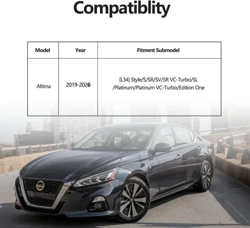 Vista 3 de CarQiWireless Cargador inalámbrico para Nissan Altima 2019-2024 SR/SV/SL, almohadilla de carga inalámbrica para teléfono, organizador de consola