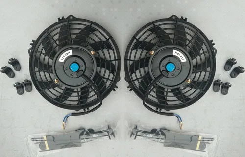 Vista 4 de Radiador y ventiladores de aluminio de 3 filas para Toyota HILUX PICKUP LN30/LN40/LN46/RN46 2.2L DIESEL/2.0L GAS