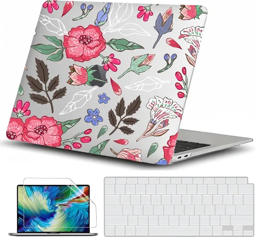 Vista 28 de GVTECH Funda para MacBook Air de 13 pulgadas (2010-2017) A1369 A1466 carcasa rígida de plástico, carcasa negra