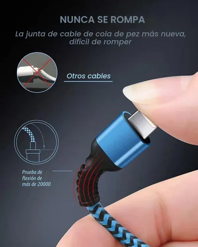 Vista 8 de Cargador de teléfono para automóvil, adaptador de encendedor de cigarrillos de doble puerto + 2 cables Lightning de 3 pies de carga rápida