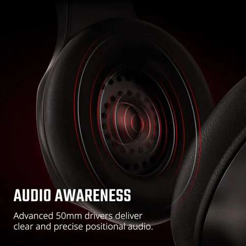 Vista 4 de Acer Nitro - Auriculares para juegos con micrófono omnidireccional flexible diadema ajustable