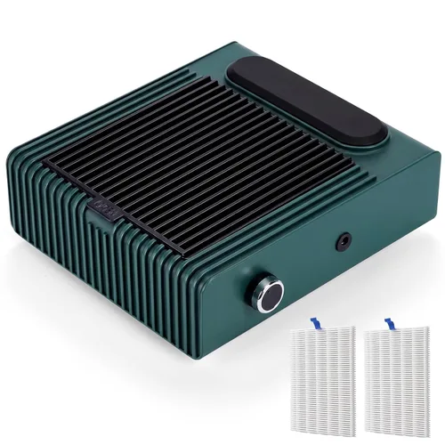 Vista 12 de Biutee Colector de polvo de uñas 5 en 1, taladro de 30000 RPM y lámpara LED