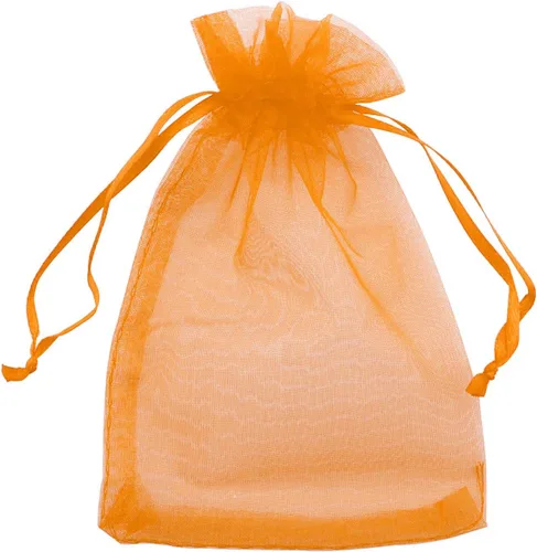 Vista 15 de Allgala 100 bolsas de regalo Orangza PF53400 con cordón, 8 x 12 pulgadas, surtidas