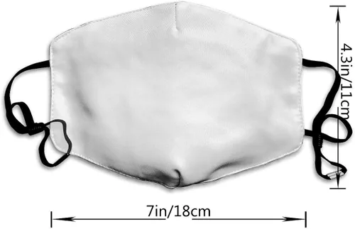 Vista 2 de Outdoor Mouth decoration Washable and Reusable usa-simbol Adjustable Covers