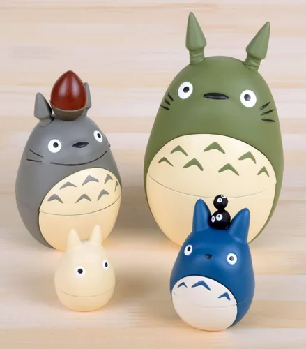 Vista 9 de Ensky - My Neighbor Totoro - Muñecas anidadas de Totoro - Mercancía oficial de Studio Ghibli