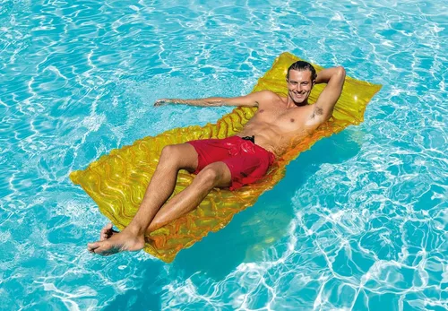 Vista 8 de Intex - Tote-N-Float Wave - Tapete inflable (90 x 34 pulgadas), (los colores pueden variar) (paquete de 2)