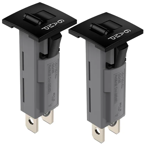 Vista 10 de Disyuntores térmicos Portafusibles tipo 125/250 V CA 50/60 Hz 32 V CC 0.5 A (Paquete de 2)