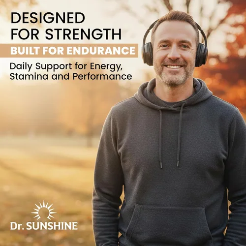 Vista 9 de DR. SUNSHINE Suplemento de Apoyo de Testosterona Formulado 14 en 1 – Complejo de Vitalidad Shilajit para Hombres, Apoyo de Fuerza y Resistencia