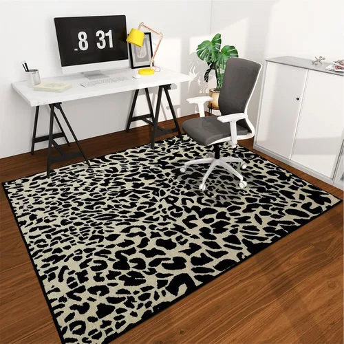 Vista 48 de Tapete para silla de oficina para suelo de madera dura, 48"x36" tapete protector de escritorio de computadora de fácil deslizamiento para silla Hoja