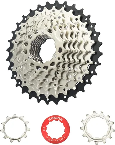Vista 8 de CYSKY Casete de 11 velocidades 11-25T/11-28T/11-32T/11-36T/11-40T/11-42T/11-46T/11-50T/11-52T Compatible con Shimano/Sunrace/Sram Bike Freewheel