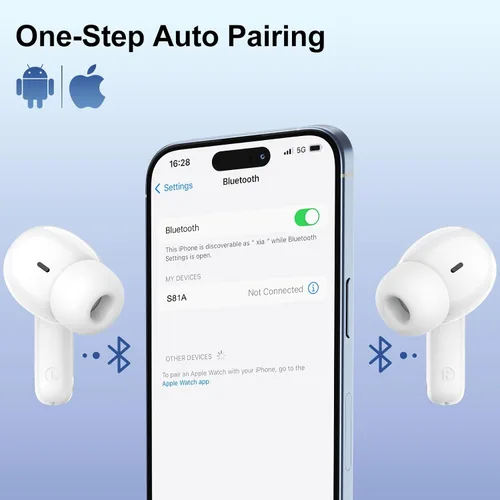 Vista 5 de Auriculares inalámbricos Samsung S26 para Galaxy S25 S24 S23 Ultra FE in-Ear Wireless Bluetooth Earphones Headphones with Noise-Cancelling