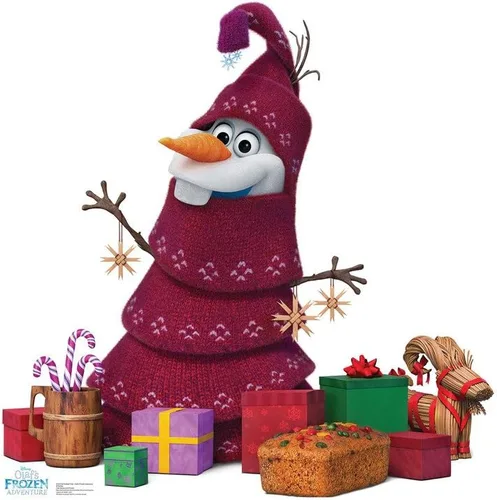 Vista 10 de Figuras de cartón de Frozen, se sostienen solas, Anna, talla única