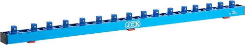 Vista 8 de JCK Organizador de Dados de Aluminio de Calidad Profesional (Dado de 1/2") con tira de diseño especial y pernos de posicionamiento giratorio de 360