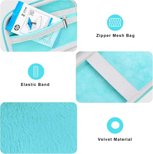 Vista 4 de Canboc Funda para cámara digital CAMKORY/Sevenat/Lecran/Besungo/VAHOIALD/BEVLXNIV/IWEUKJLO para niños y otras cámaras compactas portátiles