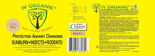 Vista 2 de IV Organic Protector de plantas 3 en 1, 1 pinta (marrón)