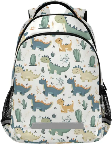 Vista 24 de ALAZA Divertidas mochilas de viaje para computadora portátil, mochila escolar para hombres, mujeres, adolescentes, niños, 33, Pugs de dibujos Pugs
