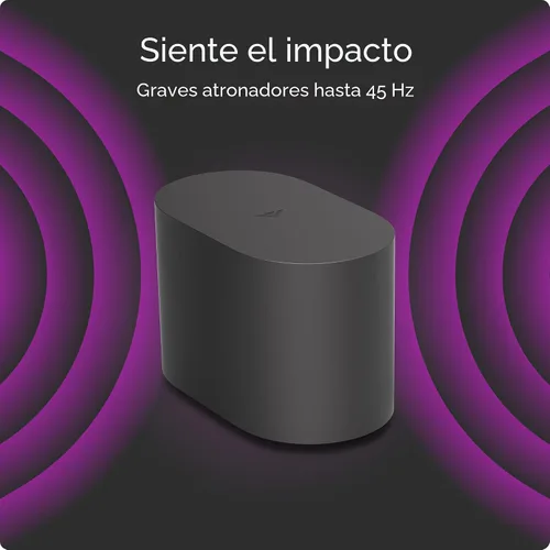 Vista 10 de VIZIO 5.1.2 Elevate SE Barra de sonido, subwoofer inalámbrico, sonido envolvente con Dolby Atmos y DTS:X, altavoz Bluetooth, compatible