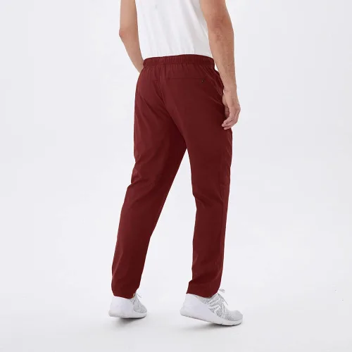 Vista 2 de Rapoo Pantalones ligeros para hombre con bolsillos con cremallera, secado rápido, pantalones deportivos de viaje para entrenamiento