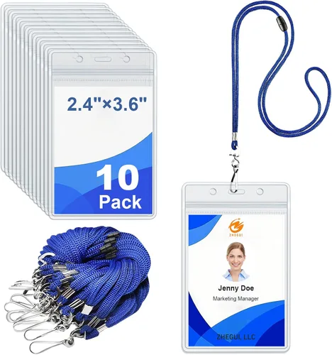 Vista 14 de Paquete de 25 cordones separables para tarjetas de identificación, con Breakaway Negro