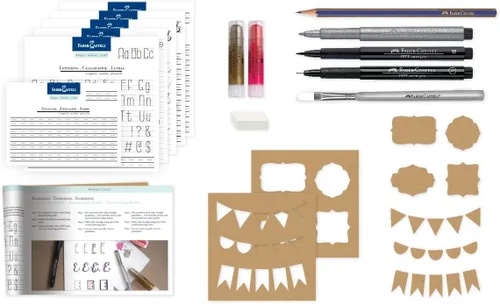 Vista 3 de Faber-Castell Kit de letras creativas - Letras a mano para principiantes