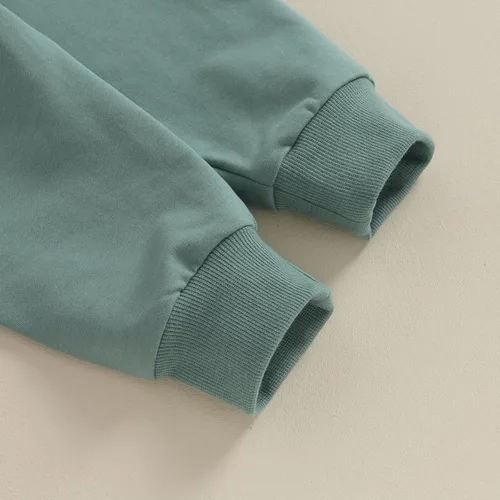 Vista 8 de Ursobutegl Conjunto de sudadera de manga larga con estampado de letras para niña pequeña, conjunto de sudadera de manga larga para otoño e invierno