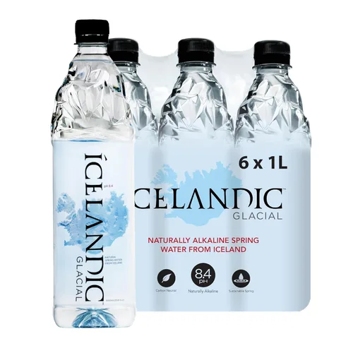 Vista 9 de Agua natural de manantial Icelandic Glacial.