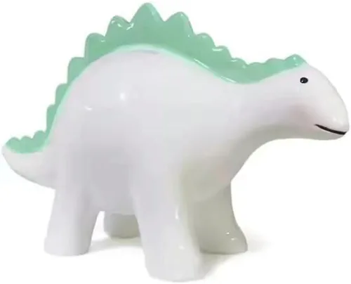 Vista 2 de Dinosaurio Cerdito Cerdito Moneda Banco Dinero Caja de Ahorro Ankylosaurus