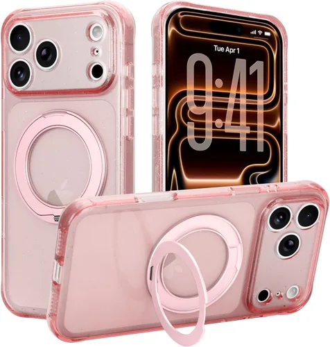 Vista 24 de Funda para iPhone 16 Pro Max, compatible con Magsafe, color negro