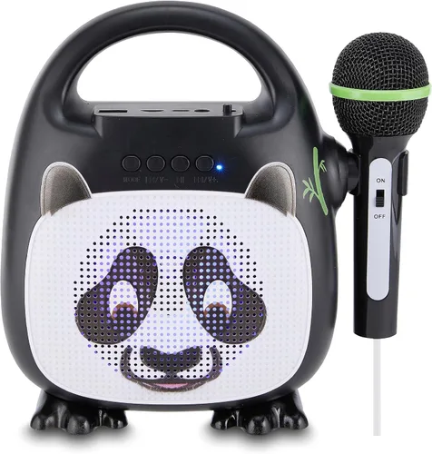 Vista 12 de Singimals - Altavoz de karaoke para niños con micrófono, da rienda suelta a la superestrella interior de tu hijo, Bluetooth v5.1, tiempo