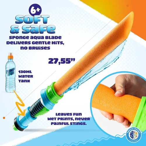Vista 2 de Divertidos juguetes de piscina hechos de esponjas de espuma suave, adecuados para niños de 6 años en adelante, emocionantes juegos de verano al aire