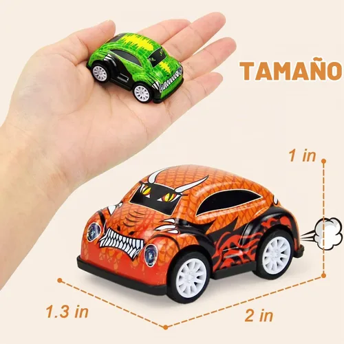 Vista 3 de Vileafy 30 mini autos de tracción para niños premios de caja del tesoro