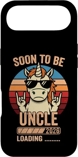 Vista 27 de Soon to Be Uncle 2026 Unicorn Uncle to Be 2026 Case for iPhone 16