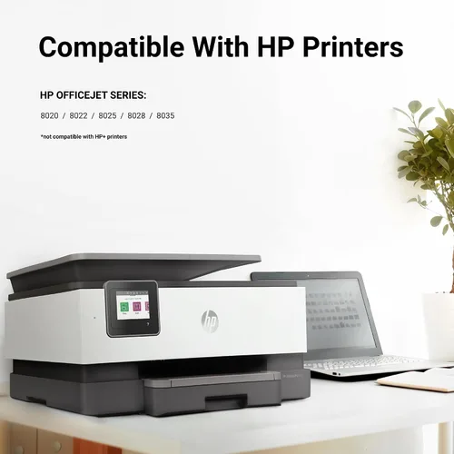 Vista 6 de Houseoftoners Cartuchos de tinta remanufacturados de alto rendimiento de repuesto para HP 910XL Negro Officejet Pro 8025 8022 8020 8010e 8012e 8014e