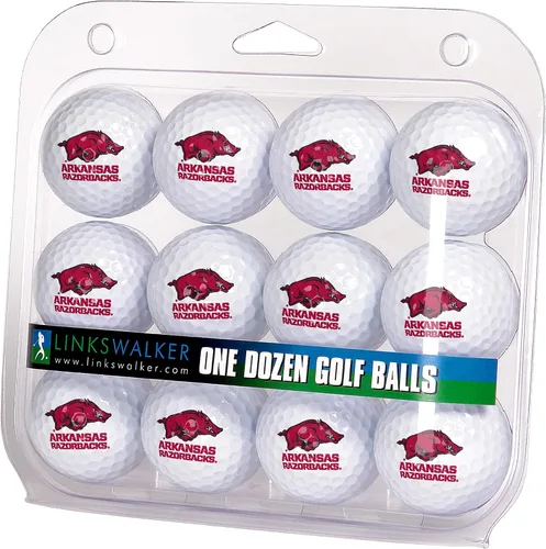 Vista 59 de LinksWalker Bolas de golf universitarias 12 bolas de regalo, tamaño reglamentario, bolas de 2 piezas