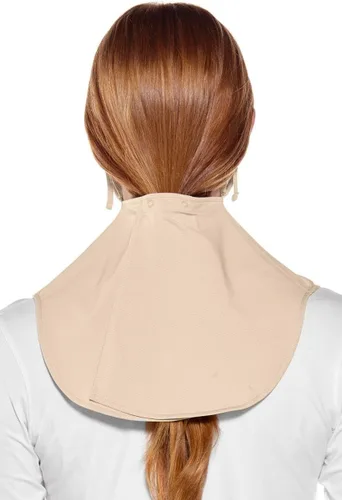 Vista 4 de Coolibar Máscara facial Crestone UV UPF 50+ para hombre y mujer, protección solar Beige