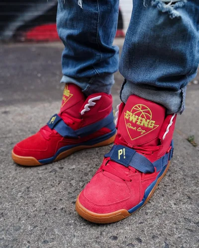 Vista 5 de PATRICK EWING Athletics Concept 1BM01310-237 - Ciclismo de color rojo y azul marino