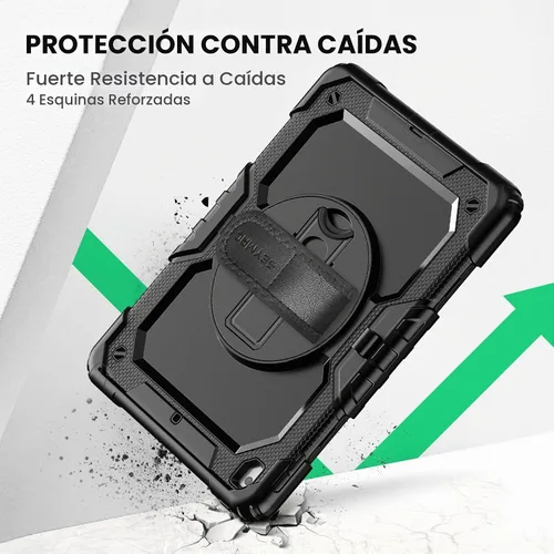 Vista 7 de SEYMAC Funda para iPad de 9ª/8ª/7ª Generación Estuche 10.2" 2021-2019, Funda Protectora de Cuerpo Completo Resistente a Prueba de Golpes de Servicio