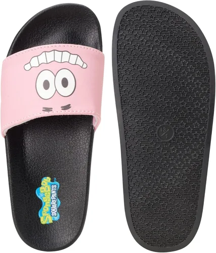 Vista 4 de Nickelodeon Sandalias para niños - Bob Esponja y Patricio BeachPool Soccer Slides (11-5)